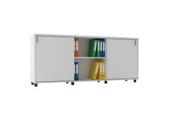 Akr Ofis Sürgü Kapaklı Dolap