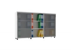 Akr Ofis Sürgü Kapaklı Dolap