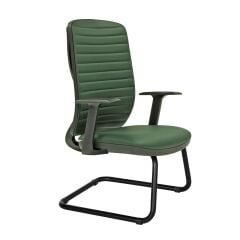 Akr Ofis Otto Deri U Ayak Misafir Koltuğu