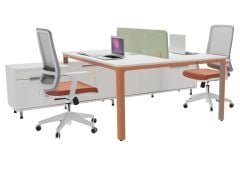 Akr Ofis Nord Etajerli İkili Workstation