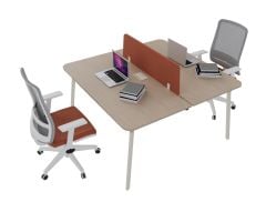 Akr Ofis Pen İkili Workstation