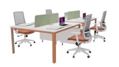 Akr Ofis Nord Kabinli Dörtlü Workstation