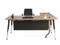 Akr Ofis Boomerang Etajerli Çalışma Masası