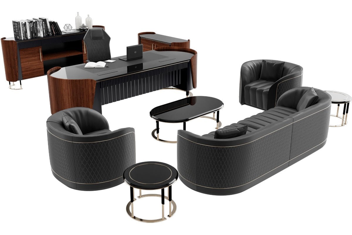 Akr Ofis Negro Premium Makam Takımı